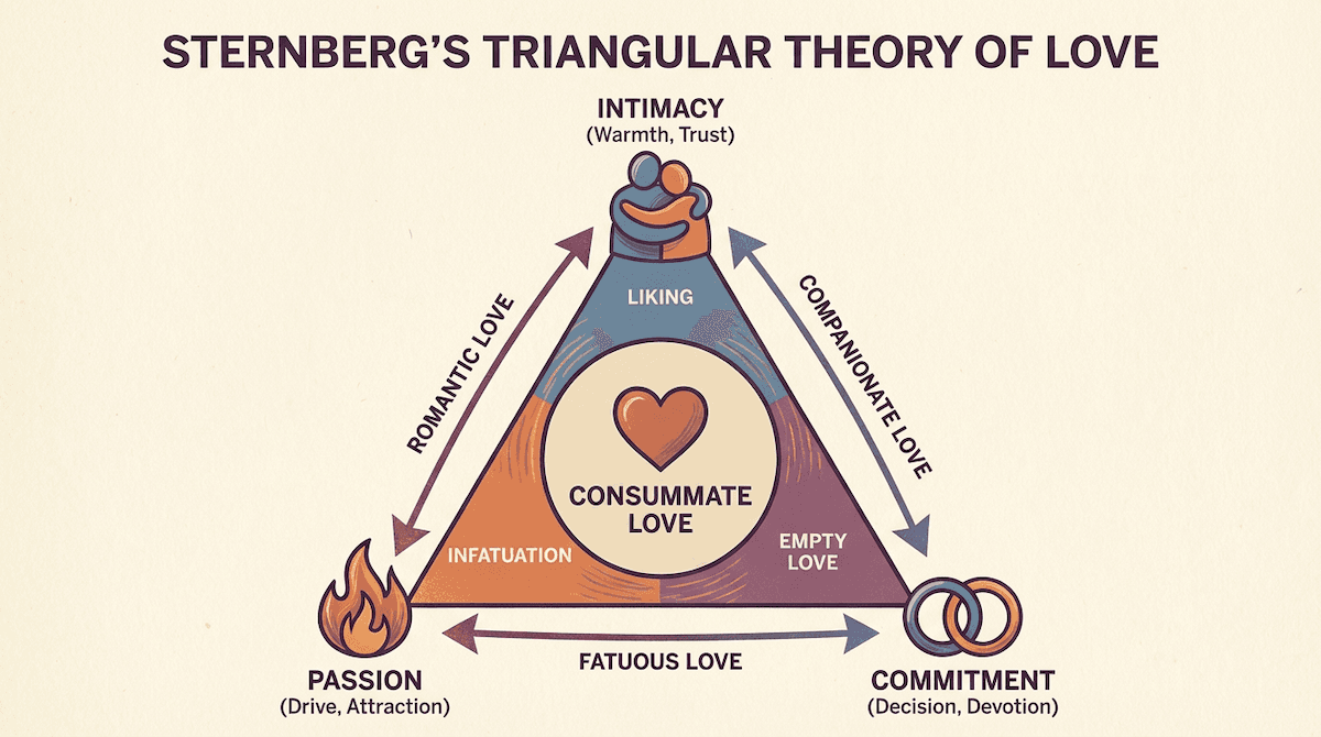 What is Sternberg's Triangular Theory of Love? (Complete Guide for Modern Dating)